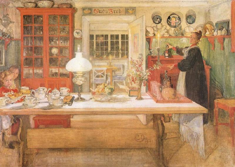 Carl Larsson Just a Sip Spain oil painting art